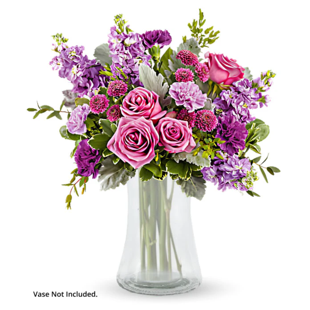 Bouquet de jardin d'améthyste