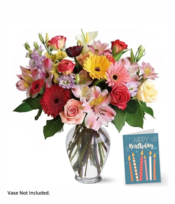 Choix du fleuriste d'anniversaire I