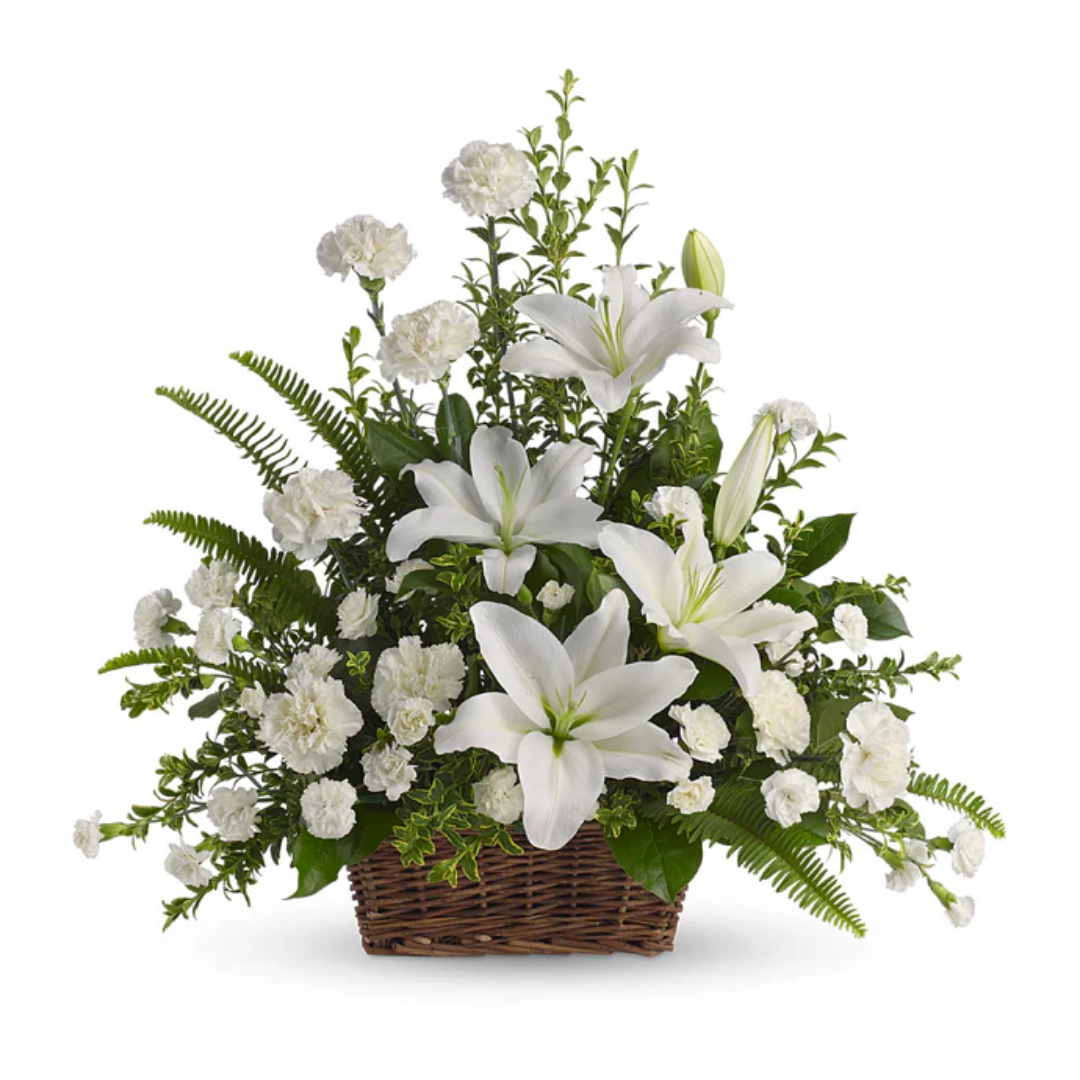 Lys blancs paisibles