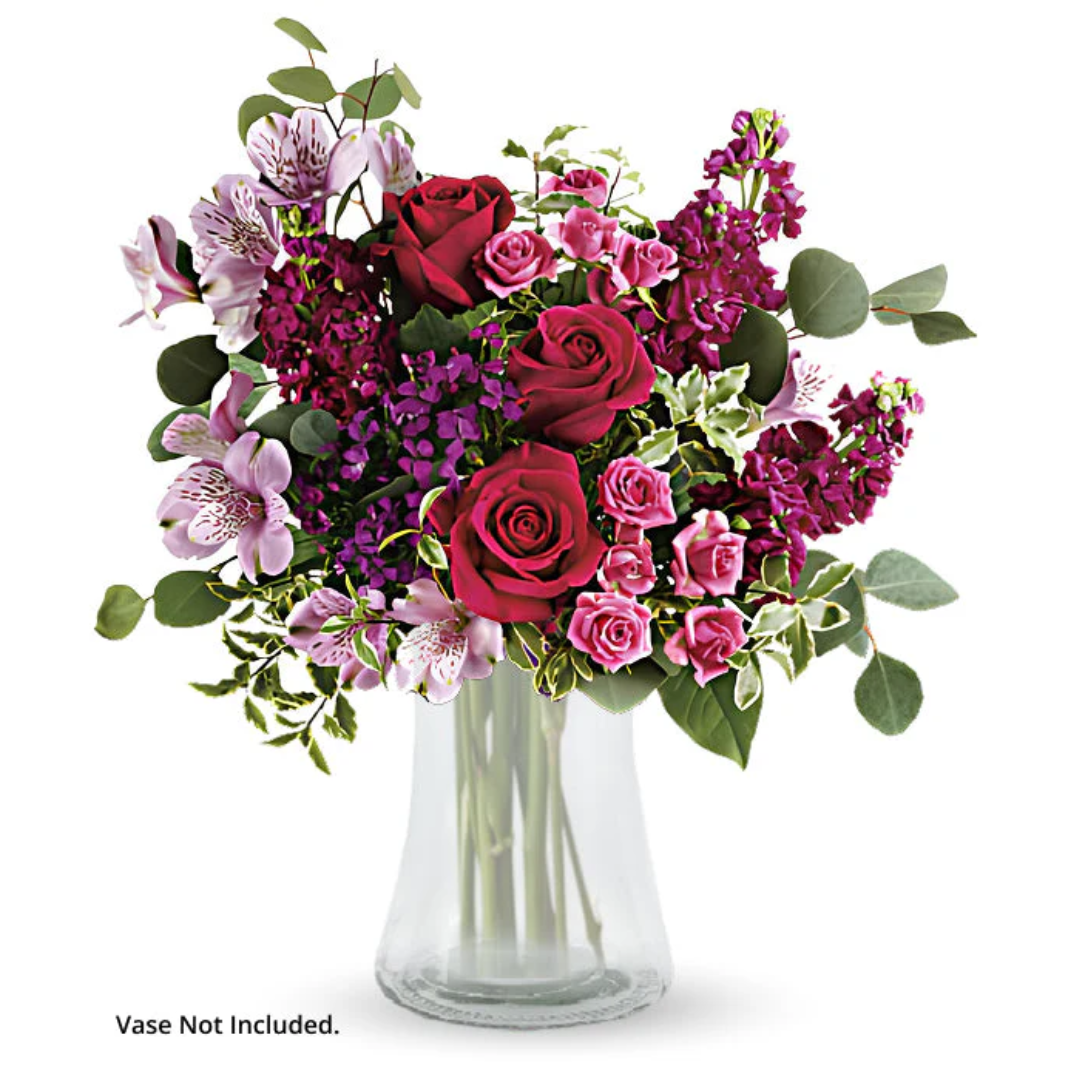 Bouquet de roses roses