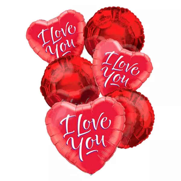 Bouquet de ballons « Je t'aime » (6)