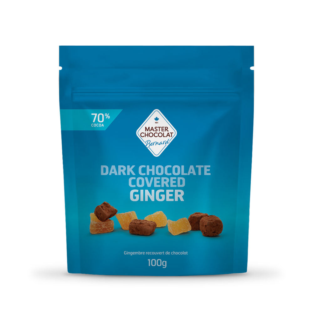 Gingembre enrobé de chocolat 100g