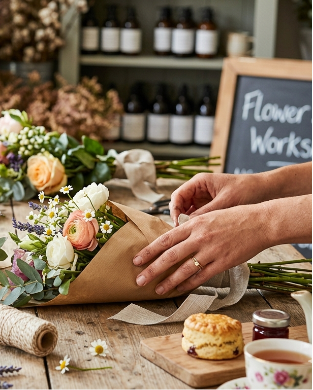 Summer Blooms Build a Bouquet Workshop | Floral Workshop Dieppe